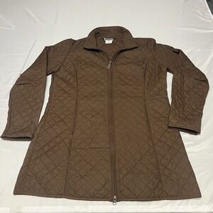Columbia XCO Womens Black Down & Feather Puffer Quilted Coat Jacket Medium M